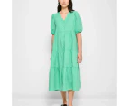 Target European Linen Tiered Midi Dress