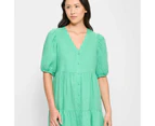 Target European Linen Tiered Midi Dress