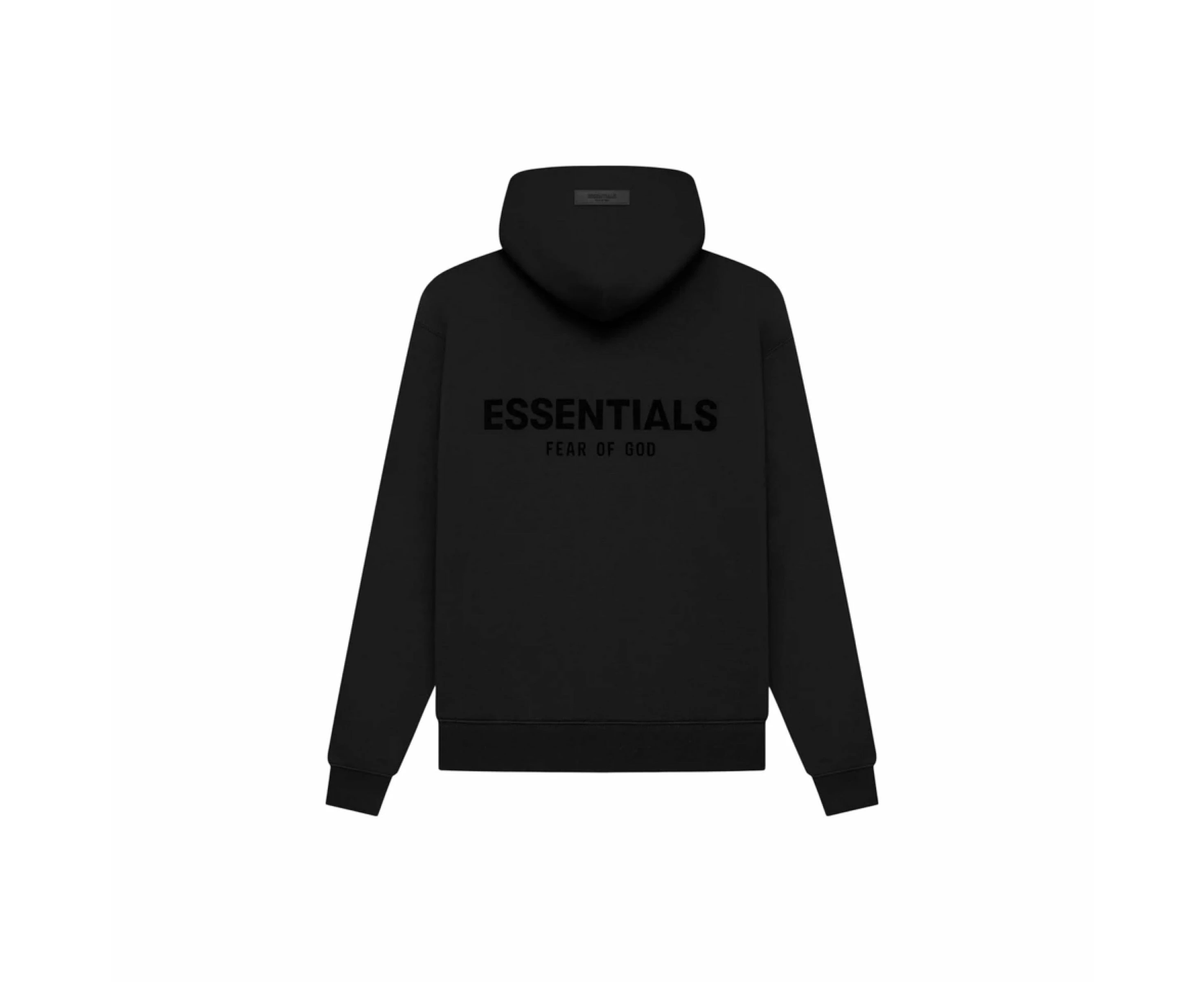 FEAR OF GOD ESSENTIALS Pull-Over Hoodie - Black (SS22 Core Collection)