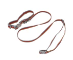 Dog Collar and Leash Set Adjustable Polyester Cotton Pet Collar and Traction Rope for Dog Walking