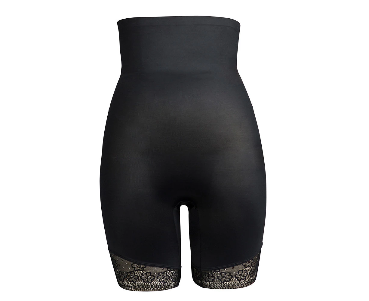 Hush Hush by Slimform Essensual Smooth Lace Thigh Shaper Black HH016