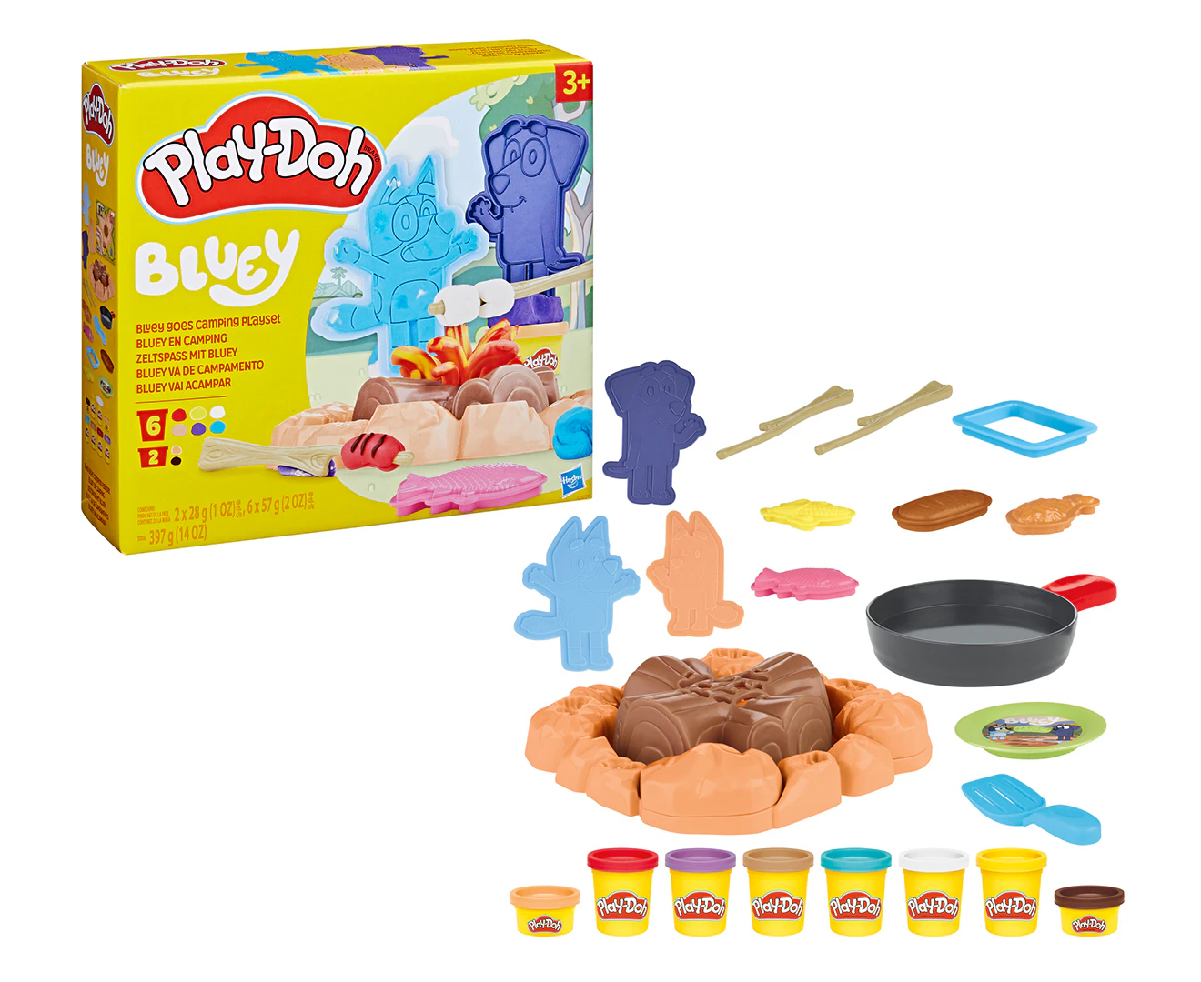 Play-Doh Bluey Goes Camping Playset