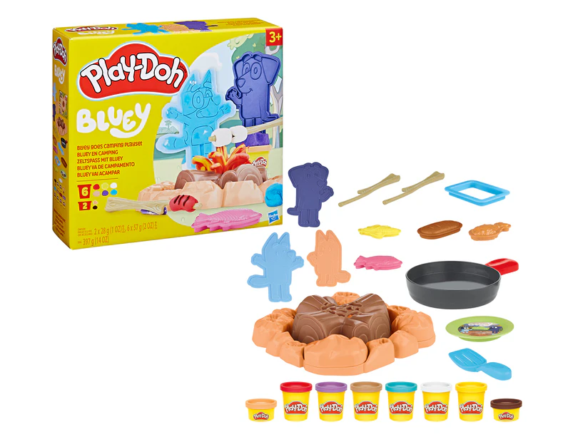 Play-Doh Bluey Goes Camping Playset