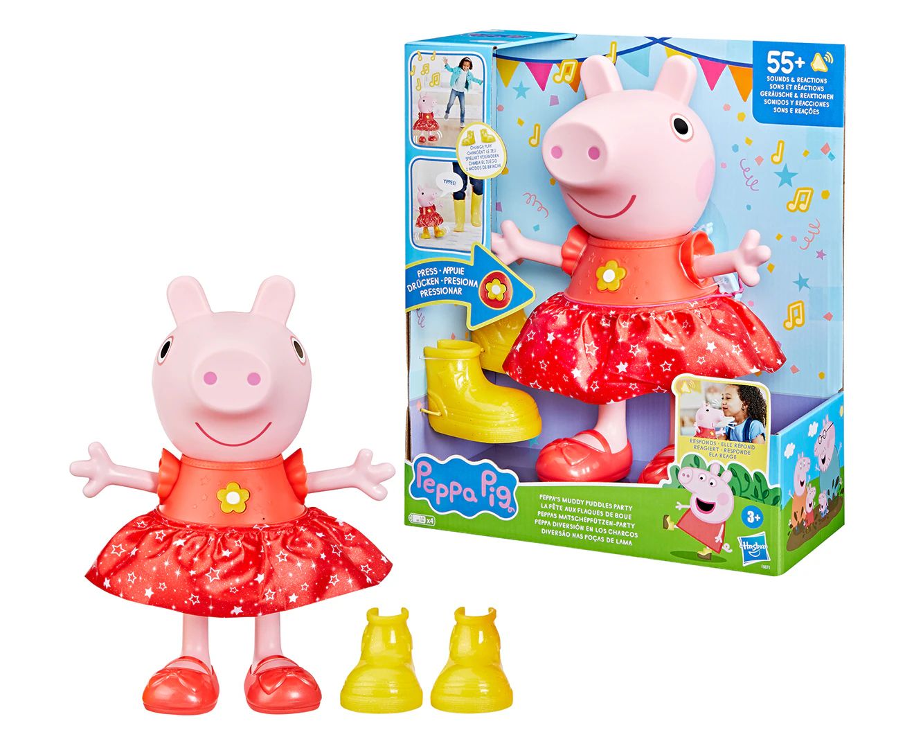 Peppa Pig Peppa's Muddy Puddles Party Interactive Doll