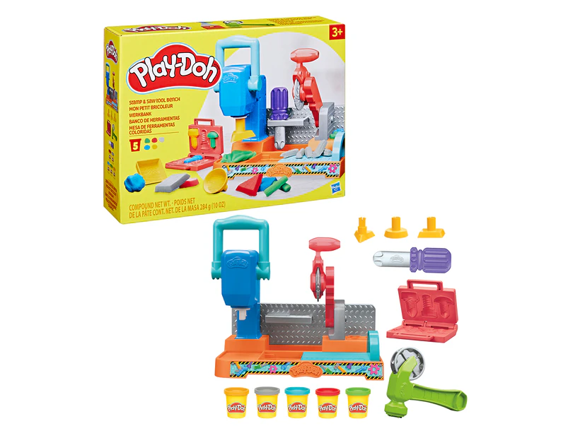 Play-Doh Stamp & Saw Tool Bench Playset