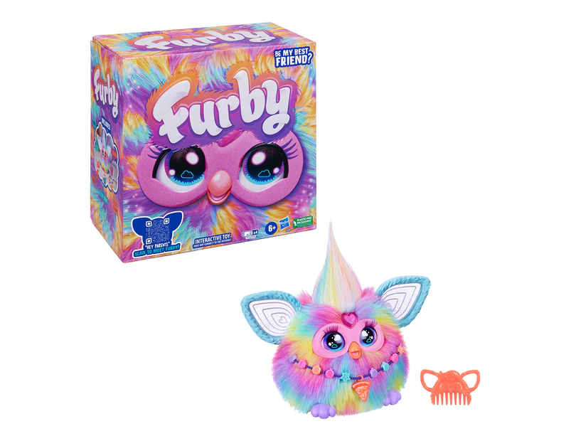 Furby Tie Dye Interactive Plush Toy