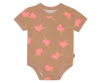 Bonds Baby/Toddler Roomies Short Sleeve Bodysuit - Love Bonds/Pale Almond