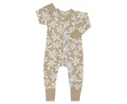 Bonds Baby Wondercool Zip Wondersuit - Woodland Palm/Whispers Sand