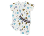 Bonds Kids' Tee & Shorts Sleep Set - Aqua/Luna Glow