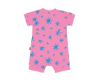 Bonds Baby/Toddler Short Sleeve Zip Romper - Stella Symmetry/Pink