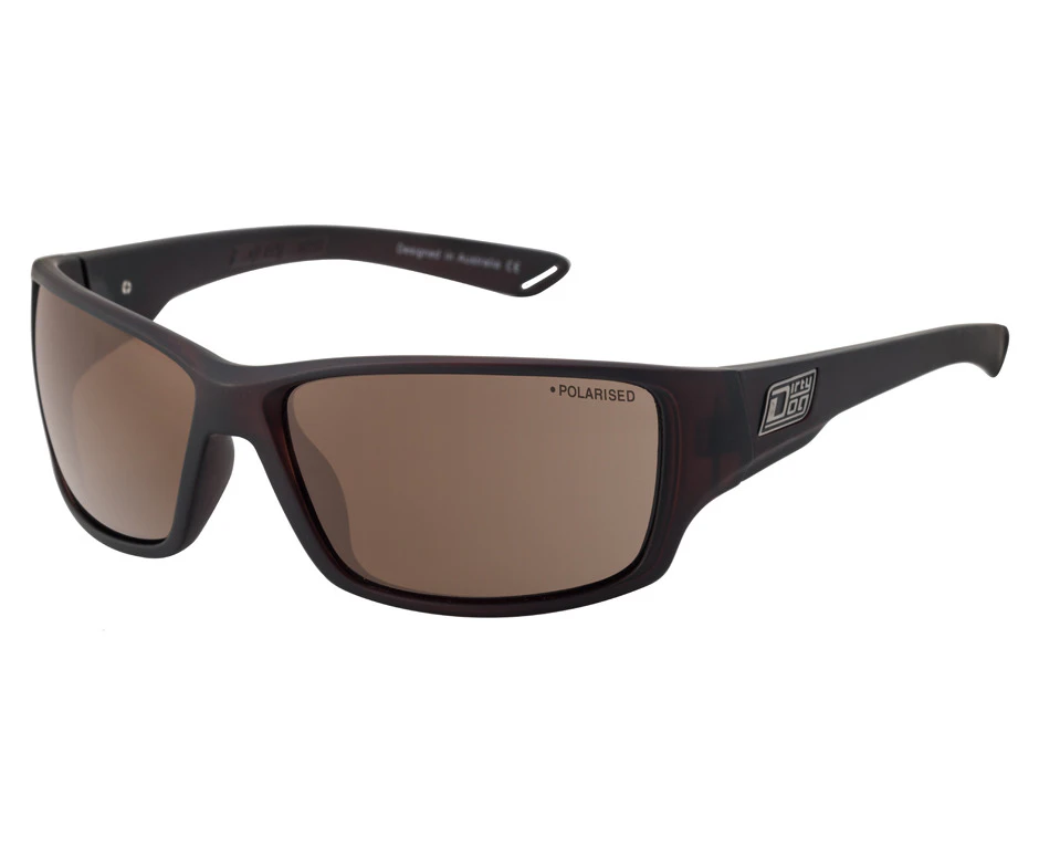 Dirty Dog Virtual 53646 Satin Brown / Brown Polarised Lenses