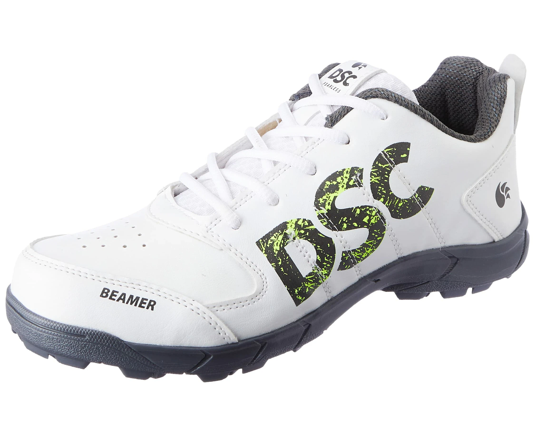 DSC Beamer Cricket Shoe for Men & Boys (Light Weight |  Size US: 3) Grey (UK 2)