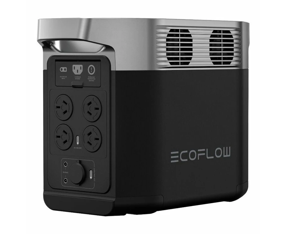 EcoFlow Delta 2 Power Station (1800W, 1024Wh, 3000 Charge Cycle, 80% in 50 Minutes Charging)