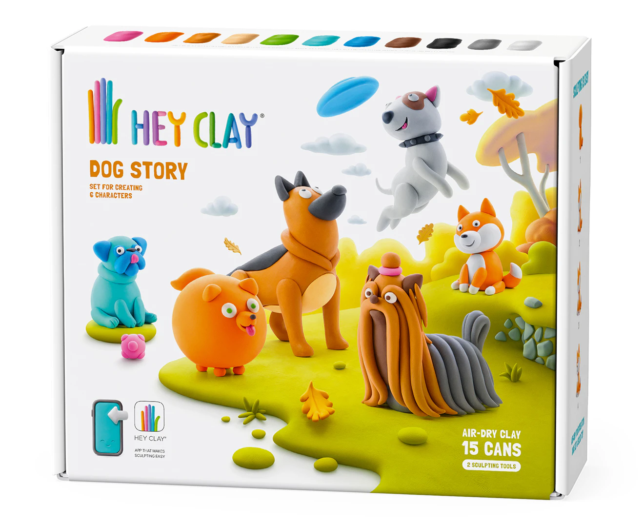 Hey Clay Dog Story Air Dry Clay Activity Set