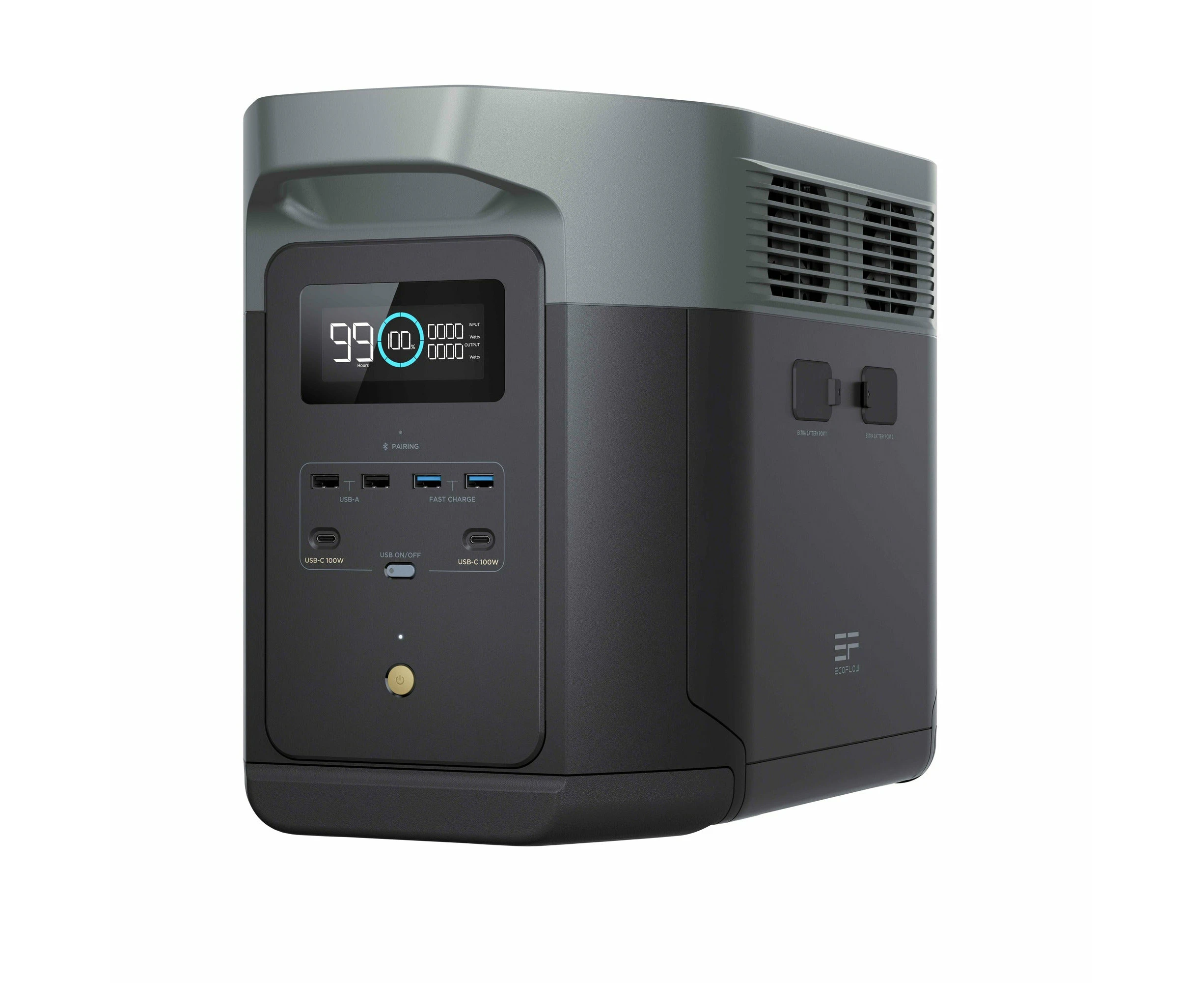 EcoFlow Delta 2 Max Power Station (2048Wh Capacity, 2400W Output, 23.15Kg, 3000 Cycles)