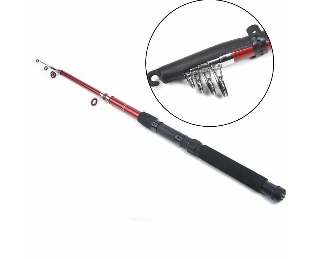 1.5-3.0m Outdoor Fiberglass Sea Rod Telescopic Retractable Spinning Fishing Rod Pole Fishing Tackle Fish Tools High Quality