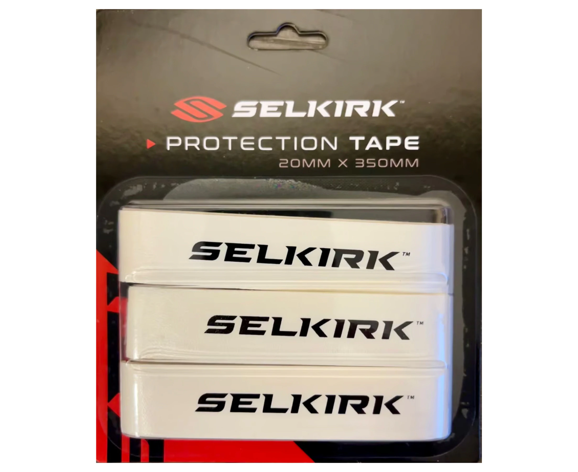 Selkirk Pickleball Paddle Protective Edge Guard Tape - White 20mm