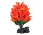 Fish Tank Plant Decorations Simulation Artificial Seaweed Water Plants for Home and Aquarium Landscaping Red