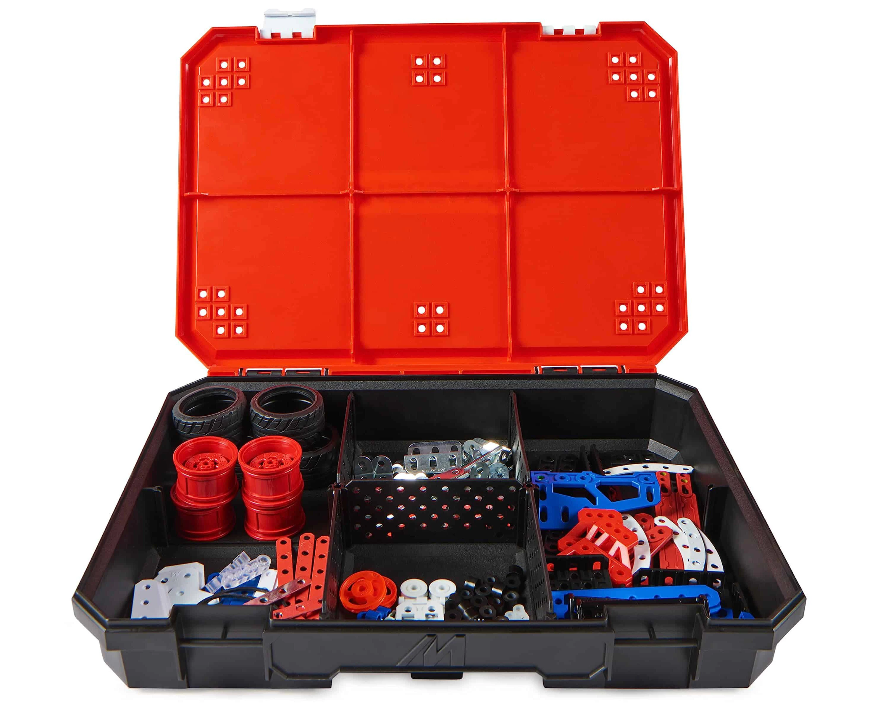 Meccano Maker’s Toolbox, 437-piece Intermediate Steam Model Building Kit For Open-ended Play, Kids Toys For Boys & Girls Ages 10+