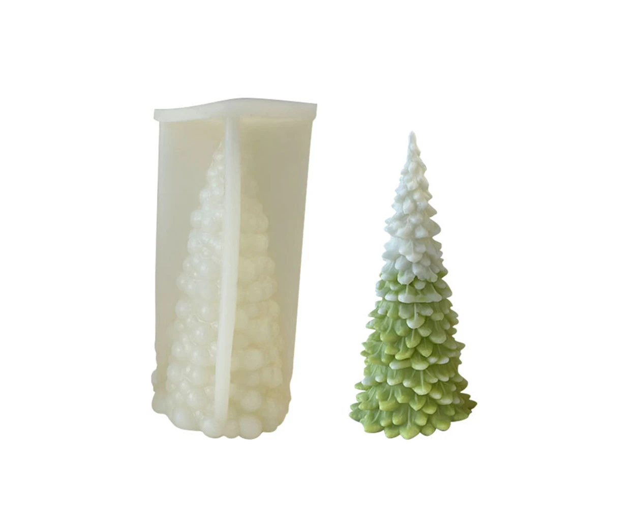 Christmas Tree Silicone Candle Mold DIY Handmade Scented Candle Making Tools - L