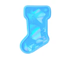 Stocking Silicone Mold Holographic Resin Mold for DIY Keychains Earring Pendant - Blue