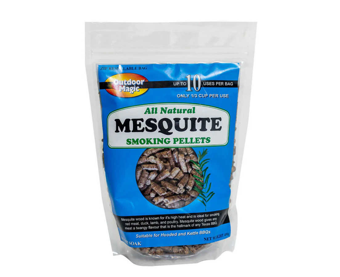 All Natural Smoking Pellets 450g | Outdoor Magic - Mesquite