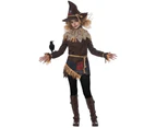 Creepy Scarecrow Tween Girls Halloween Costume Girls