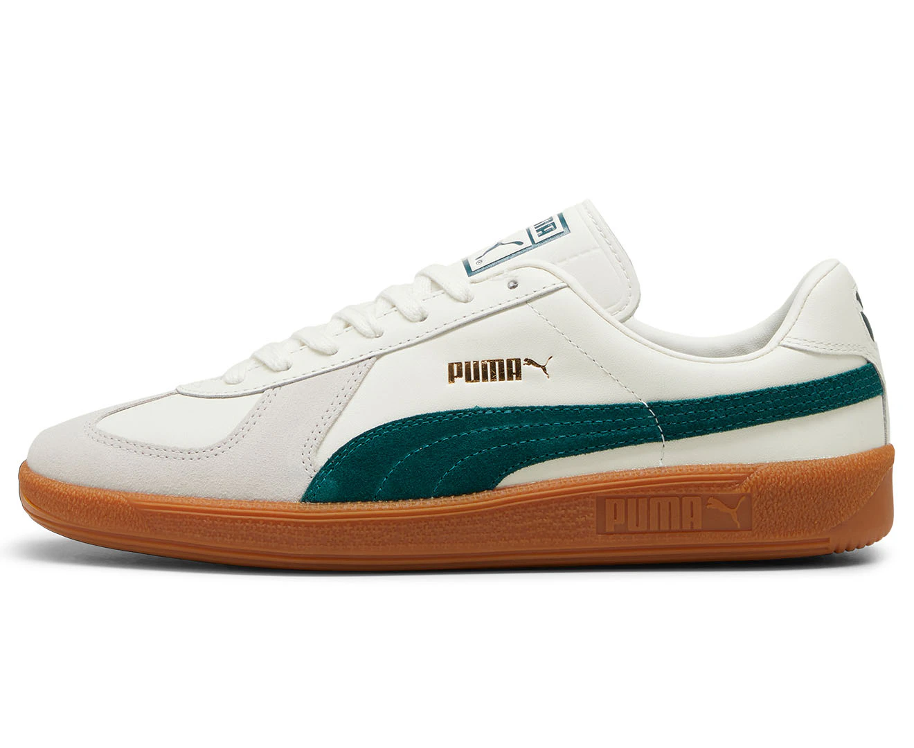 Puma Unisex Army Sneakers - Warm White/Dark Myrtle