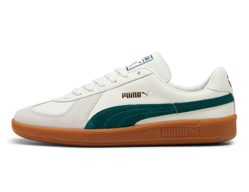 Puma Unisex Army Sneakers - Warm White/Dark Myrtle