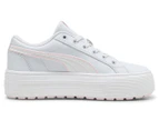 Puma Women's Kaia 2.0 Platform Sneakers - Silver Mist/White/Whisp Of Pink