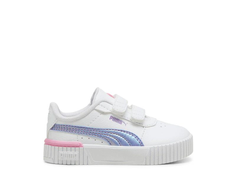 Puma Toddler Girls' Carina 2.0 Bouncy Sky Sneakers - White/Lavender Alert