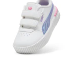 Puma Toddler Girls' Carina 2.0 Bouncy Sky Sneakers - White/Lavender Alert