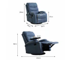 Levede Massage Chair Recliner Chairs Heated Lounge Sofa Armchair 360 Swivel