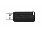 3PK Verbatim Store'n'Go Pinstripe 32GB USB Storage Stick Drive For Laptop/PC BLK