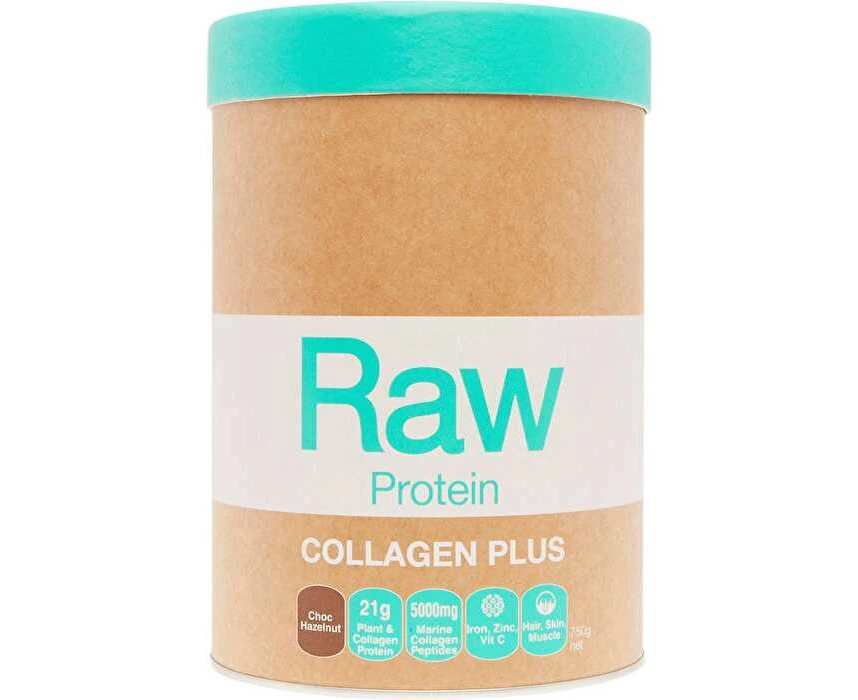 Amazonia Raw Protein Collagen Plus Choc Hazelnut 750g