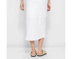 European Linen Bias Cut Maxi Skirt - Lily Loves