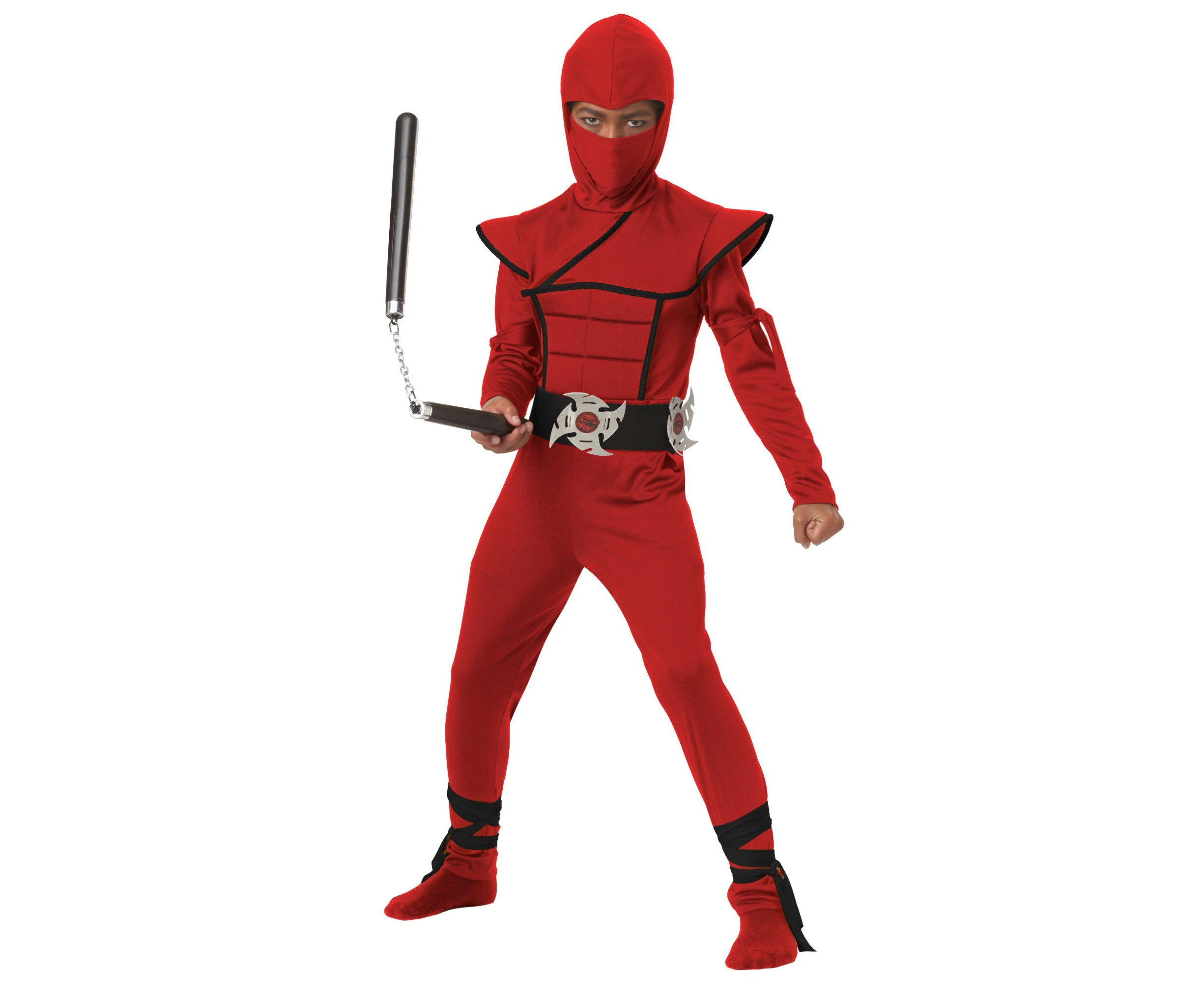 Stealth Ninja Red Boys Costume