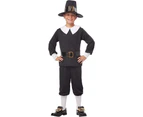 Olden Day Boys Thanksgiving Pilgrim Dress Up Costume Boys