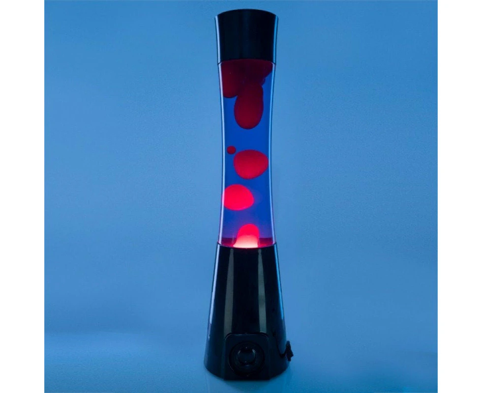 Bluetooth Speaker Lava Lamp Black/Purple/Red Motion