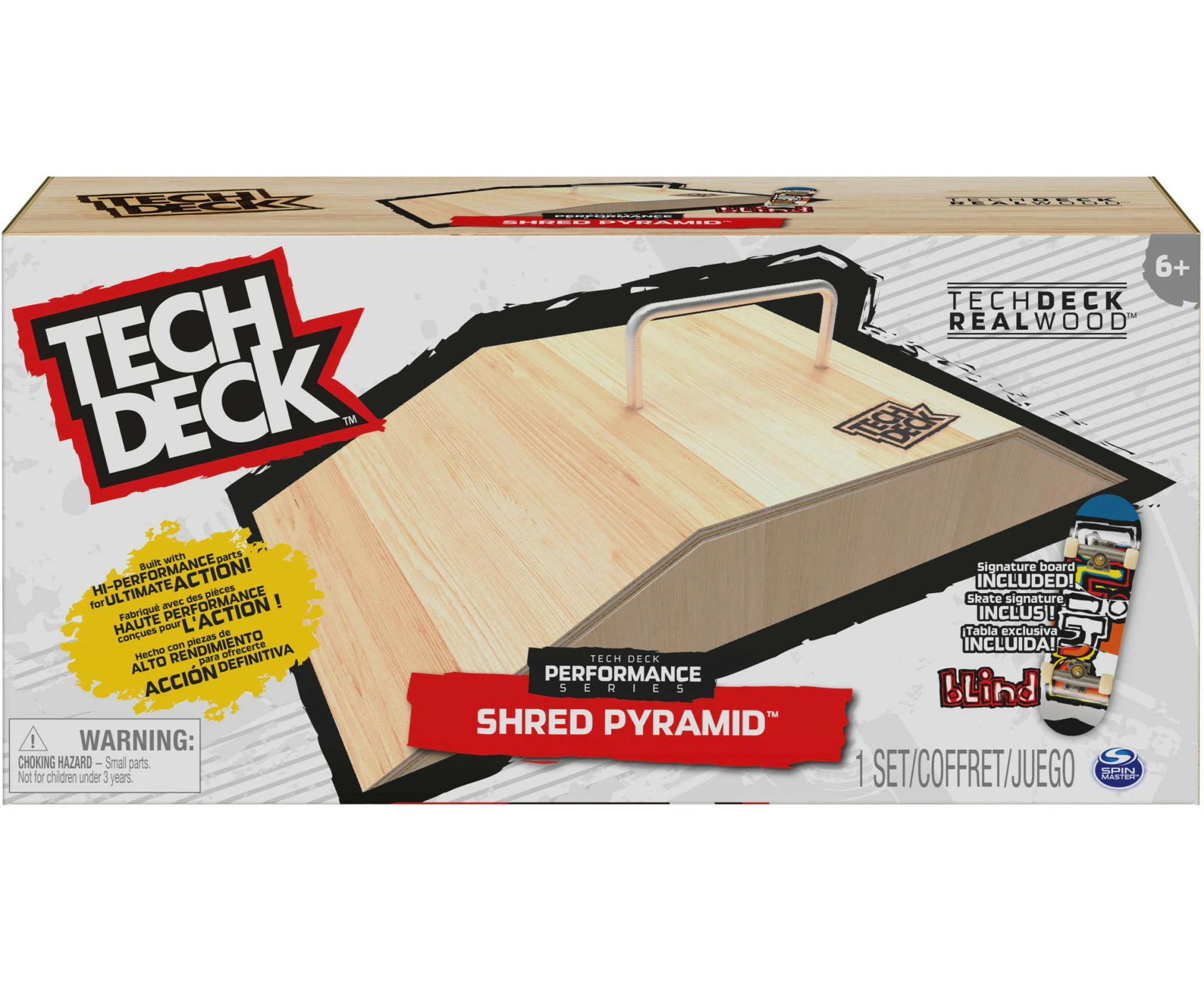 TECH DECK Performance Wooden Ramp Playset,Multicolor