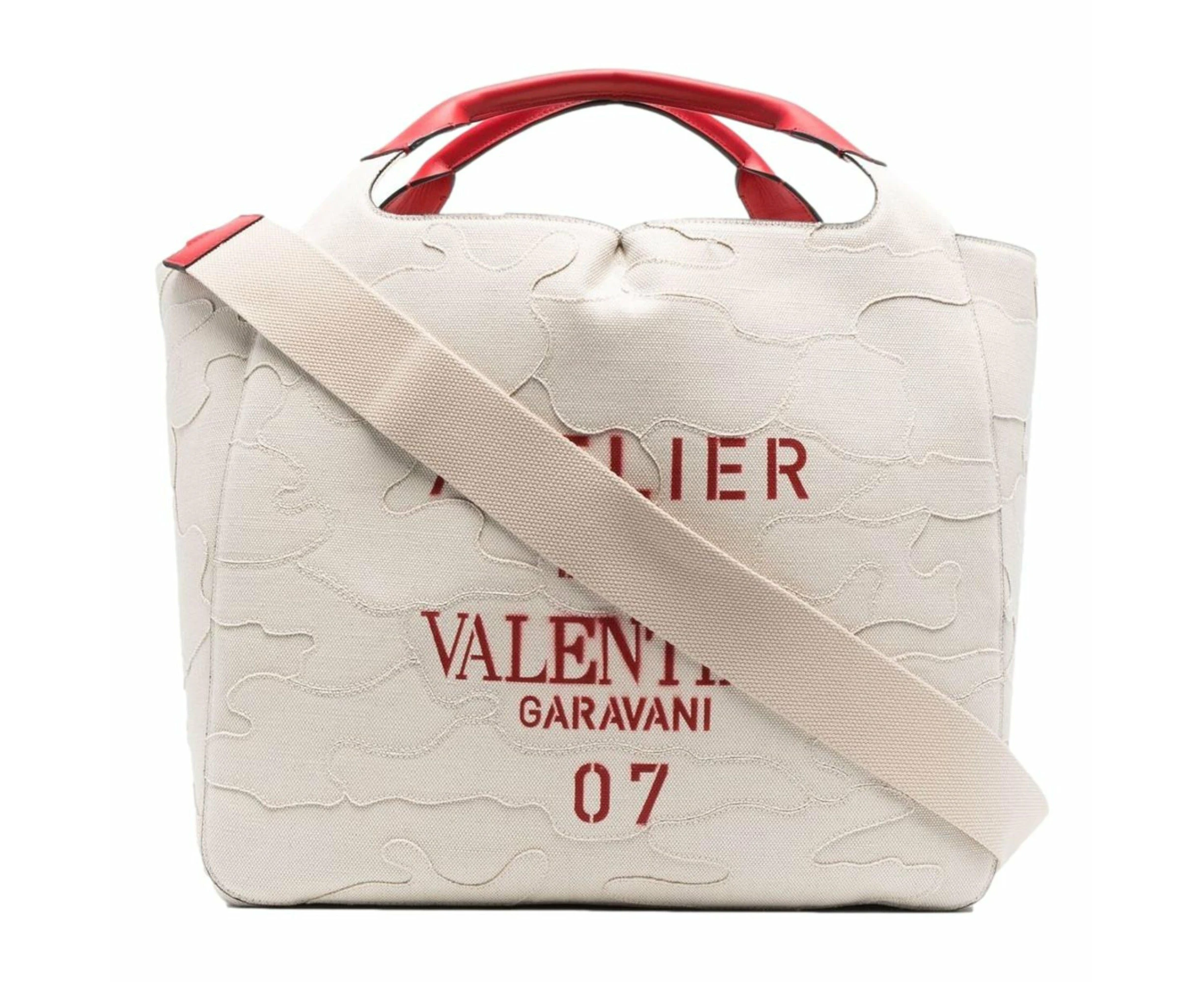 Valentino Garavani Sac Atelier 07 Edition Natural Tote Bag