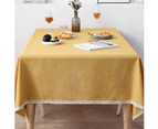 Artificial linen Doilies with lace trim - waterproof/splash/stain/wrinkle-free/oil-proof Doilies