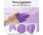 4Pack Plastic Doiliess 54" x 108" Party Doiliess Disposable for Party Birthdays Weddings Christmas Buffet Table