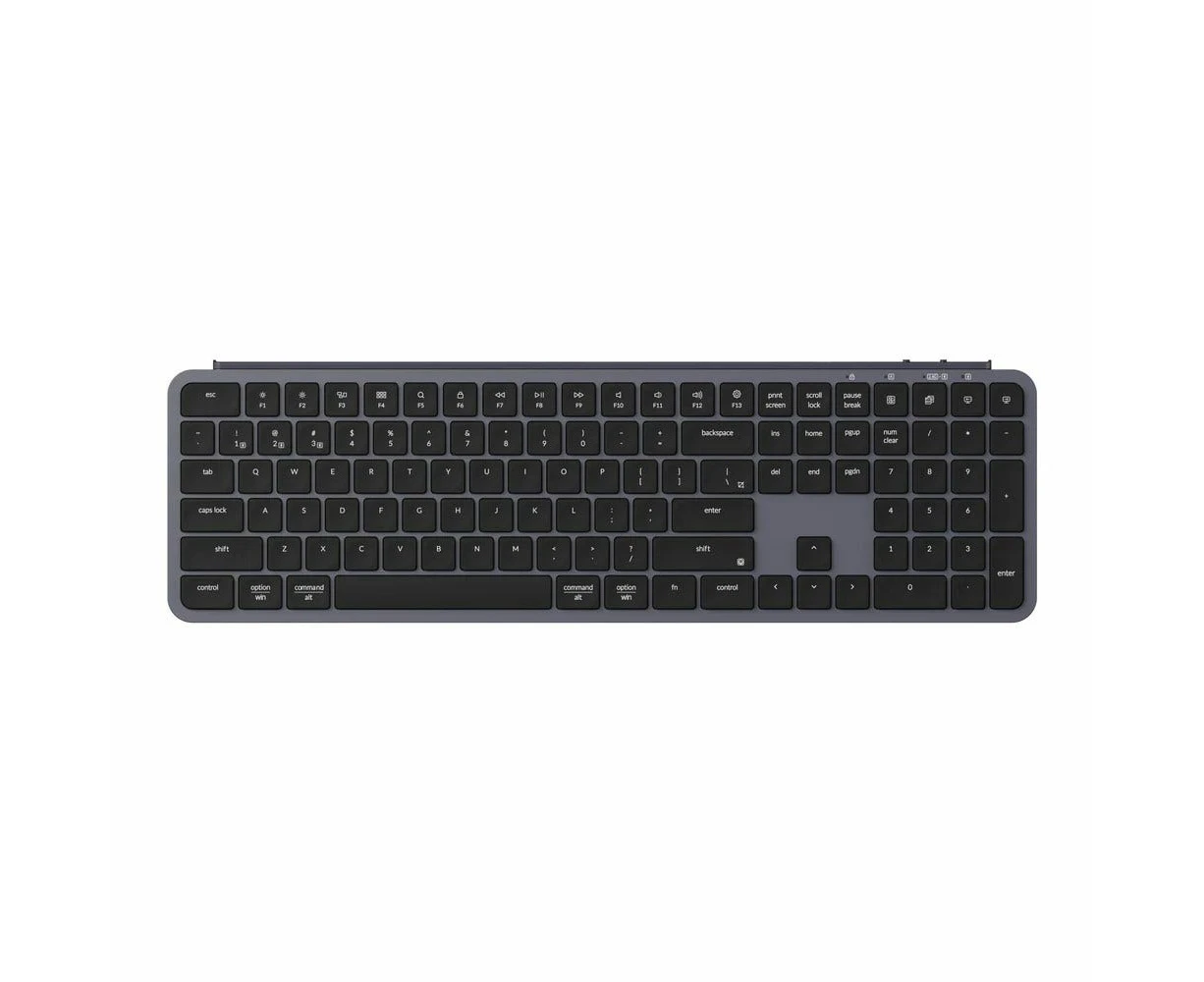 Keychron B6 Pro Ultra-Slim Wireless Keyboard (Space Gray)