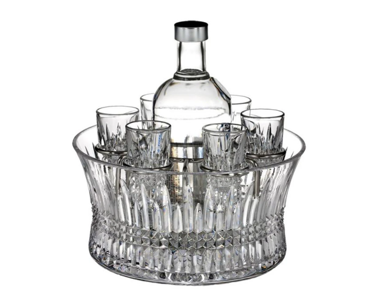 Waterford Crystal Lismore Diamond Vodka Set of 6 Shot Glasses