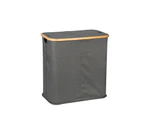 Ringle Bamboo Laundry Hamper Foldable Storage Basket