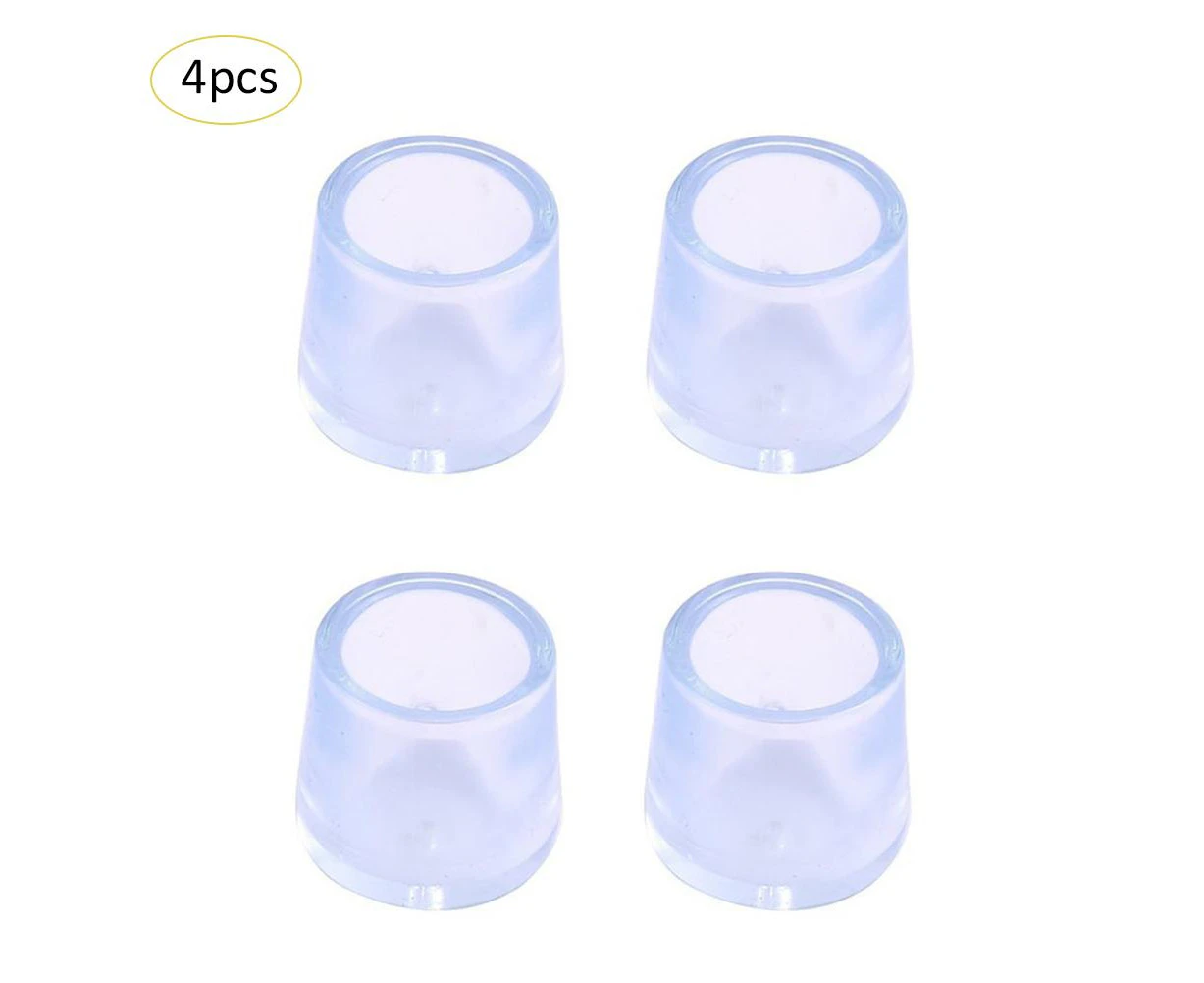 Wear-resistant chair foot cover non-slip seat stool transparent soft plastic protective pad