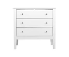 Chest Of Drawers Storage Cabinet Bedside Table Dresser Tallboy White