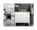 Chest Of Drawers Storage Cabinet Bedside Table Dresser Tallboy White