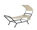 Gardeon Hammock Bed w/ Stand Sun Lounge Chair Beige